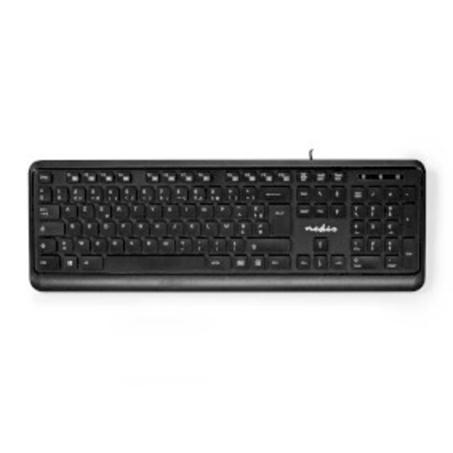 Bedraad Toetsenbord | USB-A | Multimedia | AZERTY | Frans | Numeriek toetsenbord