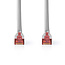 CAT6 Netwerkkabel | RJ45 Male | RJ45 Male | SF/UTP | 5.00 m | Rond | PVC | Grijs | Label