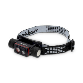 LED hoofdlamp - Batterij Gevoed / USB Gevoed - 3.7 V DC - Incl. batterij(en) - Oplaadbaar - Nominale lichtstroom: 1000 lm - Lichtbereik: 180 m
