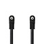 Audio-Videokabel | 3,5 mm Male | 3,5 mm Male | Vernikkeld | 2.00 m | Rond | PVC | Zwart