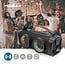 Bluetooth® Party Boombox | 5 uur | 2.0 | 24 W | Media afspeelmogelijkheden: AUX / USB | Koppelbaar | Handgreep | Feestverlichting | Zwart