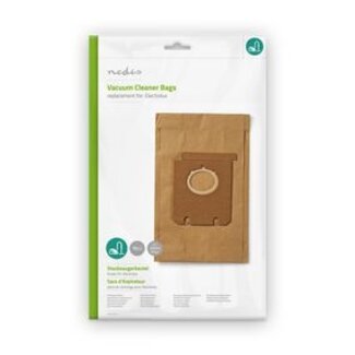 Nedis Stofzuigerzak | 10 Stuks | Papier | Meest verkocht voor: Electrolux | Bruin
