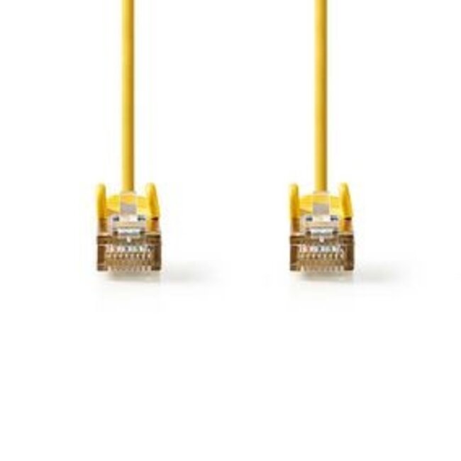 CAT5e Netwerkkabel | SF/UTP | RJ45 Male | RJ45 Male | 20.0 m | Rond | PVC | Geel | Polybag