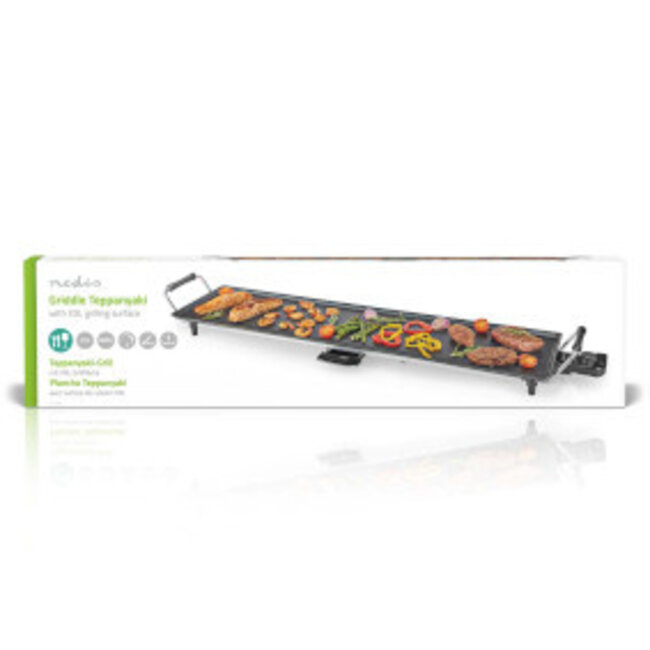 Teppanyaki Tafelgrill | Bakoppervlak (l x b): 90 x 23 cm | 5 Warmte Standen