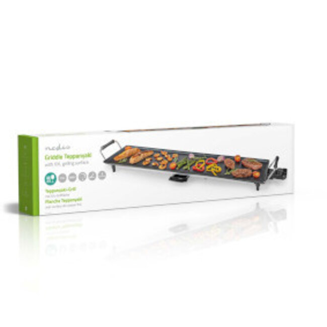 Teppanyaki Tafelgrill | Bakoppervlak (l x b): 90 x 23 cm | 5 Warmte Standen