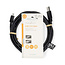 USB-Kabel | USB 2.0 | USB-A Male | USB Mini-B 5-Pins Male | 480 Mbps | Vernikkeld | 3.00 m | Rond | PVC | Zwart | Label