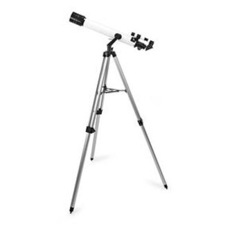 Nedis Telescoop | Diafragma: 70 mm | Brandpuntsafstand: 700 mm | Finderscope: 5 x 24 | Maximale werkhoogte: 125 cm | Tripod | Wit / Zwart