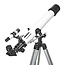 Telescoop | Diafragma: 70 mm | Brandpuntsafstand: 700 mm | Finderscope: 5 x 24 | Maximale werkhoogte: 125 cm | Tripod | Wit / Zwart