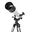 Telescoop | Diafragma: 70 mm | Brandpuntsafstand: 700 mm | Finderscope: 5 x 24 | Maximale werkhoogte: 125 cm | Tripod | Wit / Zwart