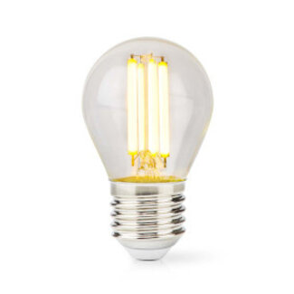 Nedis LED-Filamentlamp E27 | G45 | 7 W | 806 lm | 2700 K | Warm Wit | Retrostijl | 1 Stuks