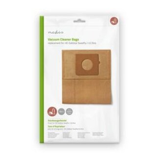 Nedis Stofzuigerzak | 10 Stuks | Papier | Meest verkocht voor: HE-Goldstar Sweefty / LG Dino | Bruin