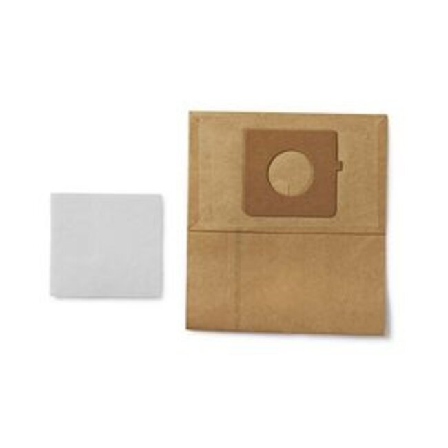 Stofzuigerzak | 10 Stuks | Papier | Meest verkocht voor: HE-Goldstar Sweefty / LG Dino | Bruin