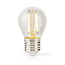 LED-Filamentlamp E27 | G45 | 2 W | 250 lm | 2700 K | Warm Wit | Retrostijl | 1 Stuks