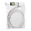 Nylon Toevoerslang | 1/2'' | 3/4'' | 10 Bar | 90 °C | 3.00 m | Toepassing: Schotel / Wasmachine | Nylon | Rood / Wit