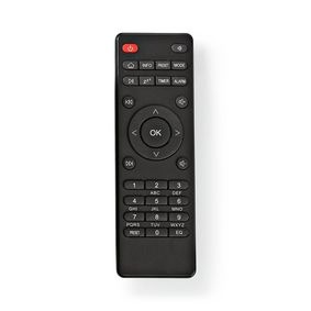 Nedis Vervangende Afstandsbediening | Geschikt voor: RDIN3000BK / RDIN4000BK / RDIN5000BK / RDIN5005BK | Vast | 1 Apparaat | Duidelijke Lay-out | Infrarood | Zwart