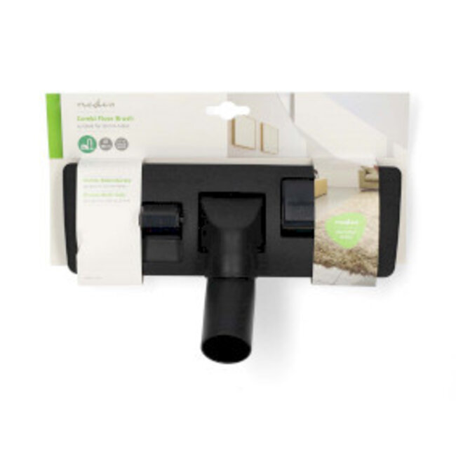 Combivloerborstel | Kunststof | Universeel toepasbaar | 35 mm