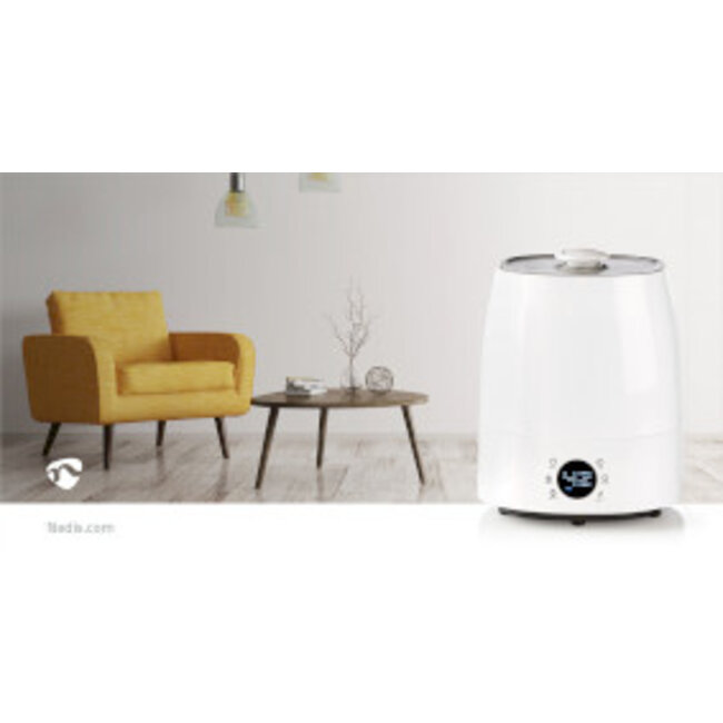 Luchtbevochtiger | 110 W | Met Koele en Warme mist | 5.5 l | Hygrometer | Timer | Geschikt voor ruimtes tot: 50 m² | Grijs / Wit