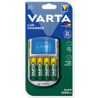 Varta AA/AAA NiMH Batterij Lader 4x AA/HR6 2600 mAh