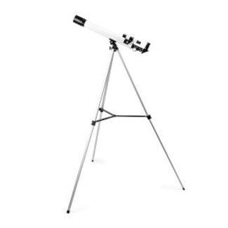 Nedis Telescoop | Diafragma: 50 mm | Brandpuntsafstand: 600 mm | Finderscope: 5 x 24 | Maximale werkhoogte: 125 cm | Tripod | Wit / Zwart