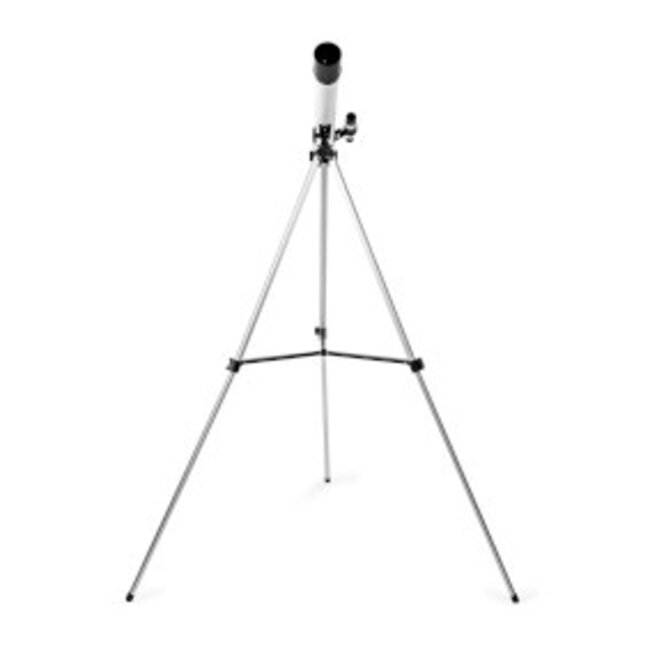 Telescoop | Diafragma: 50 mm | Brandpuntsafstand: 600 mm | Finderscope: 5 x 24 | Maximale werkhoogte: 125 cm | Tripod | Wit / Zwart
