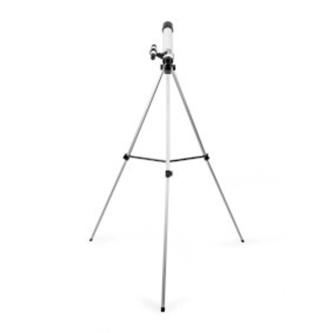 Telescoop | Diafragma: 50 mm | Brandpuntsafstand: 600 mm | Finderscope: 5 x 24 | Maximale werkhoogte: 125 cm | Tripod | Wit / Zwart