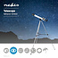 Telescoop | Diafragma: 50 mm | Brandpuntsafstand: 600 mm | Finderscope: 5 x 24 | Maximale werkhoogte: 125 cm | Tripod | Wit / Zwart