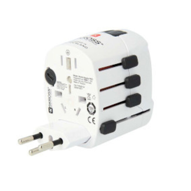 Reisadapter World PRO Geaard
