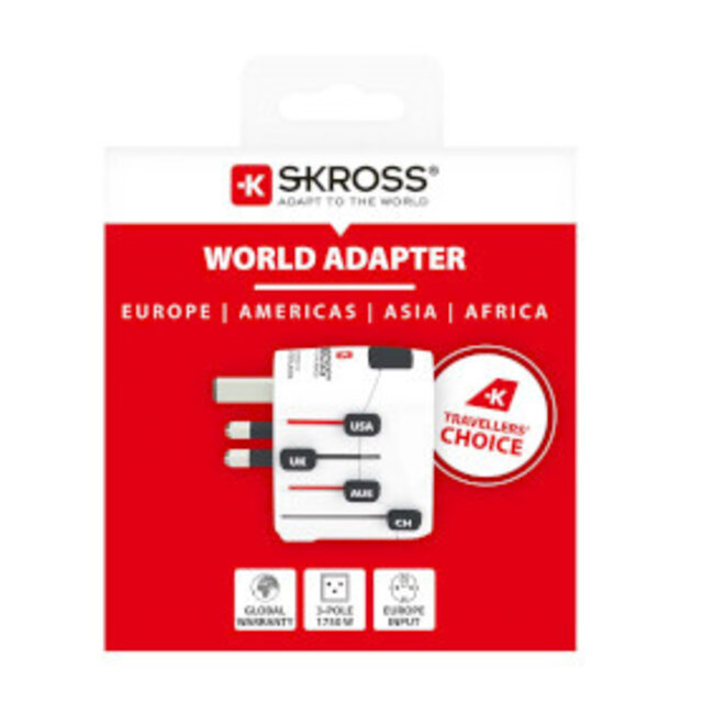 Reisadapter World PRO Geaard