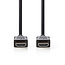 High Speed ​​HDMI™-Kabel met Ethernet | HDMI™ Connector | HDMI™ Connector | 4K@30Hz | ARC | 10.2 Gbps | 7.50 m | Rond | PVC | Zwart | Label