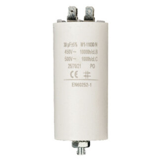 Condensator 30.0uf / 450 v + Aarde
