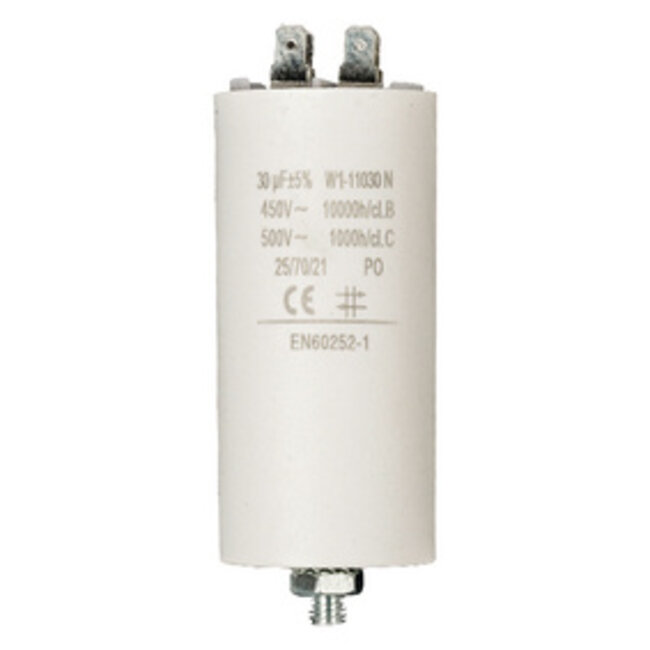 Condensator 30.0uf / 450 v + Aarde
