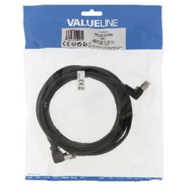 CAT5e SF/UTP Netwerkkabel RJ45 (8/8) Male - RJ45 (8/8) Male 3.00 m Zwart