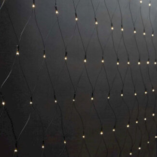 Nedis Decoratieve Net Verlichting | Warm Wit | 160 LED's | 2 x 1 m | Licht effecten: 7 | Binnen & Buiten | Netvoeding