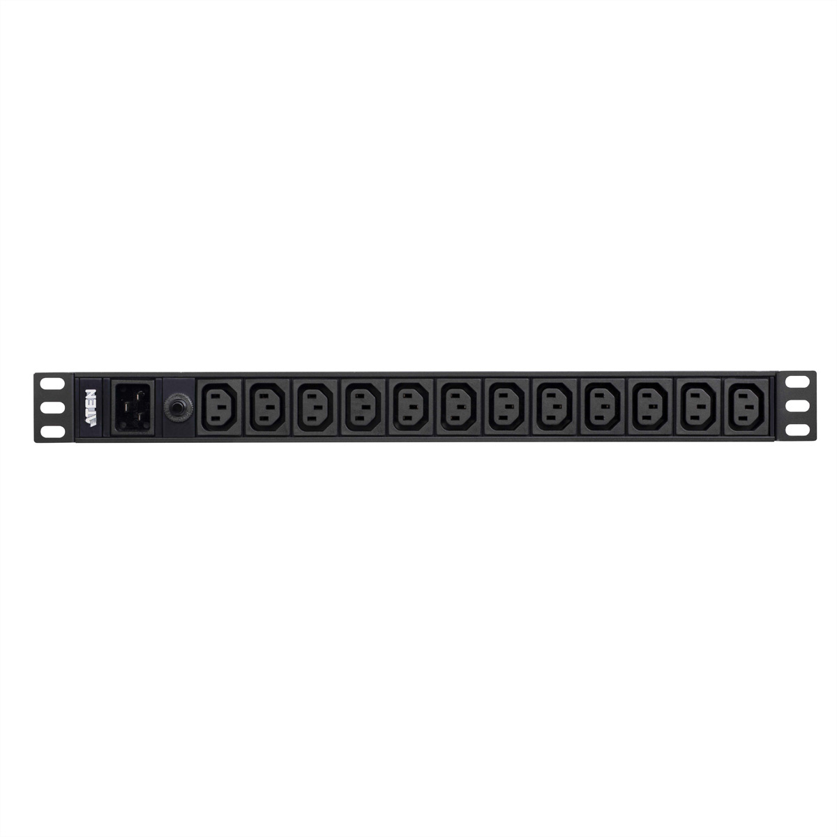 Aten Standaard PDU-serie. PDU types: Basis, Rackcapaciteit: 1U, Soort: Eenfasig. Aantal AC uitgangen: 12 AC-uitgang(en), Stopcontacttypes: C13 stekker, Stekker: C20 stekker. Nomina