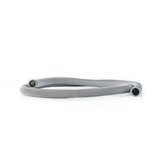Nedis Afvoerslang | 21 mm | 19 mm | 1.5 Bar | 90 °C | 1.00 m | Toepassing: Schotel / Wasmachine | Grijs