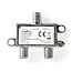 Satelliet-Combiner | 5-862 MHz | 950-2400 MHz | 75 Ohm | DC Power pass | Zink | Zilver