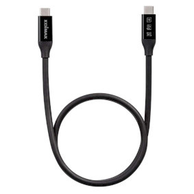 EDIMAX USB-kabel USB 4.0, Thunderbolt 3 USB-C stekker 0.5 m Zwart UC4-0050TB