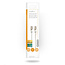 CAT5e Netwerkkabel | SF/UTP | RJ45 Male | RJ45 Male | 1.00 m | Rond | PVC | Wit | Polybag