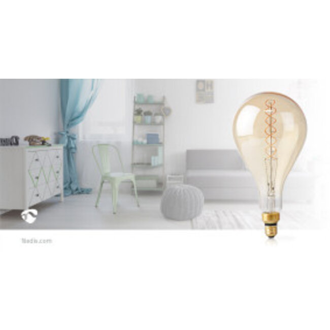 LED-Filamentlamp E27 | A160 | 5 W | 280 lm | 2000 K | Dimbaar | Warm Wit | Retrostijl | 1 Stuks