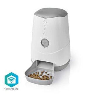 Nedis SmartLife Dierenvoeding Dispenser | Automatische Voerbak Kat en Hond | Wi-Fi | 3.7 l | Android™ / IOS