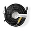 High Speed ​​HDMI™-Kabel met Ethernet | HDMI™ Connector | HDMI™ Connector | 4K@30Hz | 18 Gbps | 40.0 m | Rond | PVC | Zwart | Label