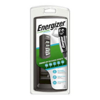 Energizer NiMH-Batterijlader AA / AAA | 1.2 / 9 V DC | Druppelladen | Frans / Type-C (CEE 7/16) | Batterijtype: AA / AAA / C / D / E-Blok (9V) | Zwart