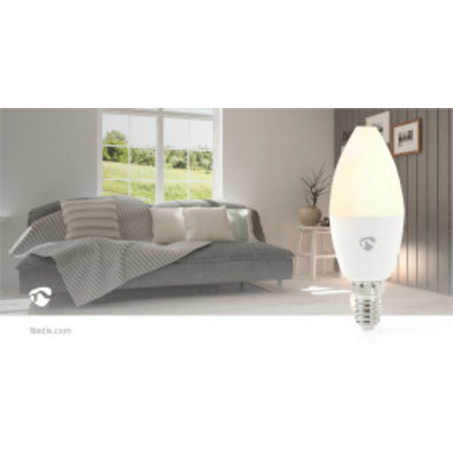 SmartLife Multicolour Lamp | Zigbee 3.0 | E14 | 470 lm | 4.9 W | RGB / Warm tot Koel Wit | 2200 - 6500 K | Android™ / IOS | Kaars | 1 Stuks