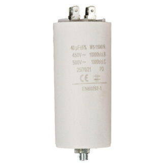 Nedis Condensator 40.0uf / 450 v + Aarde