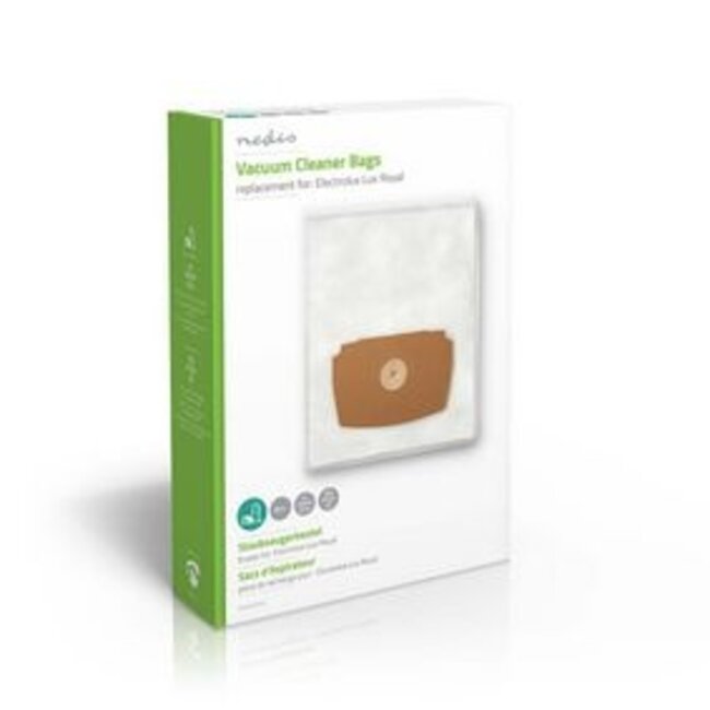 Stofzuigerzak | 4 Stuks | Synthetisch | Meest verkocht voor: Electrolux | Wit