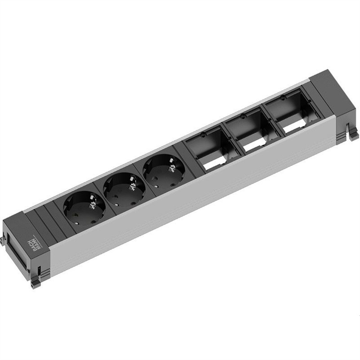 916.007 - Socket outlet strip black 916.007