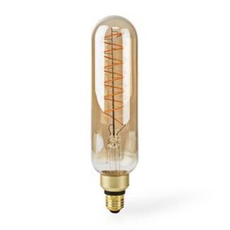 Nedis LED-Filamentlamp E27 | T65 | 8.5 W | 600 lm | 2000 K | Dimbaar | Met Gouden Afwerking | Retrostijl | 1 Stuks