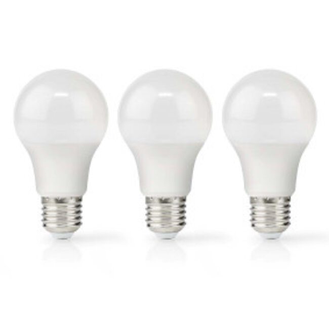 LED-Lamp E27 | A60 | 4.9 W | 470 lm | 2700 K | Warm Wit | Retrostijl | Frosted | 3 Stuks
