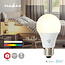 SmartLife Multicolour Lamp | Zigbee 3.0 | E27 | 806 lm | 9 W | RGB / Warm tot Koel Wit | 2200 - 6500 K | Android™ / IOS | Peer | 1 Stuks