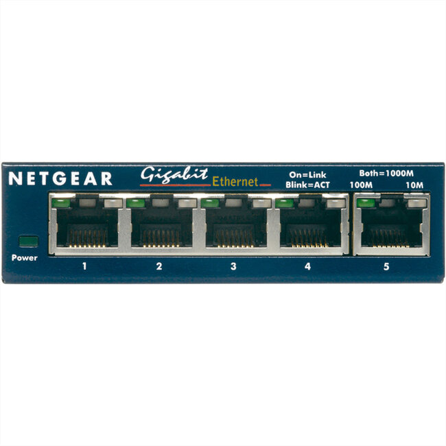 GS105 Desktop GigaBit Switch, 5x RJ-45